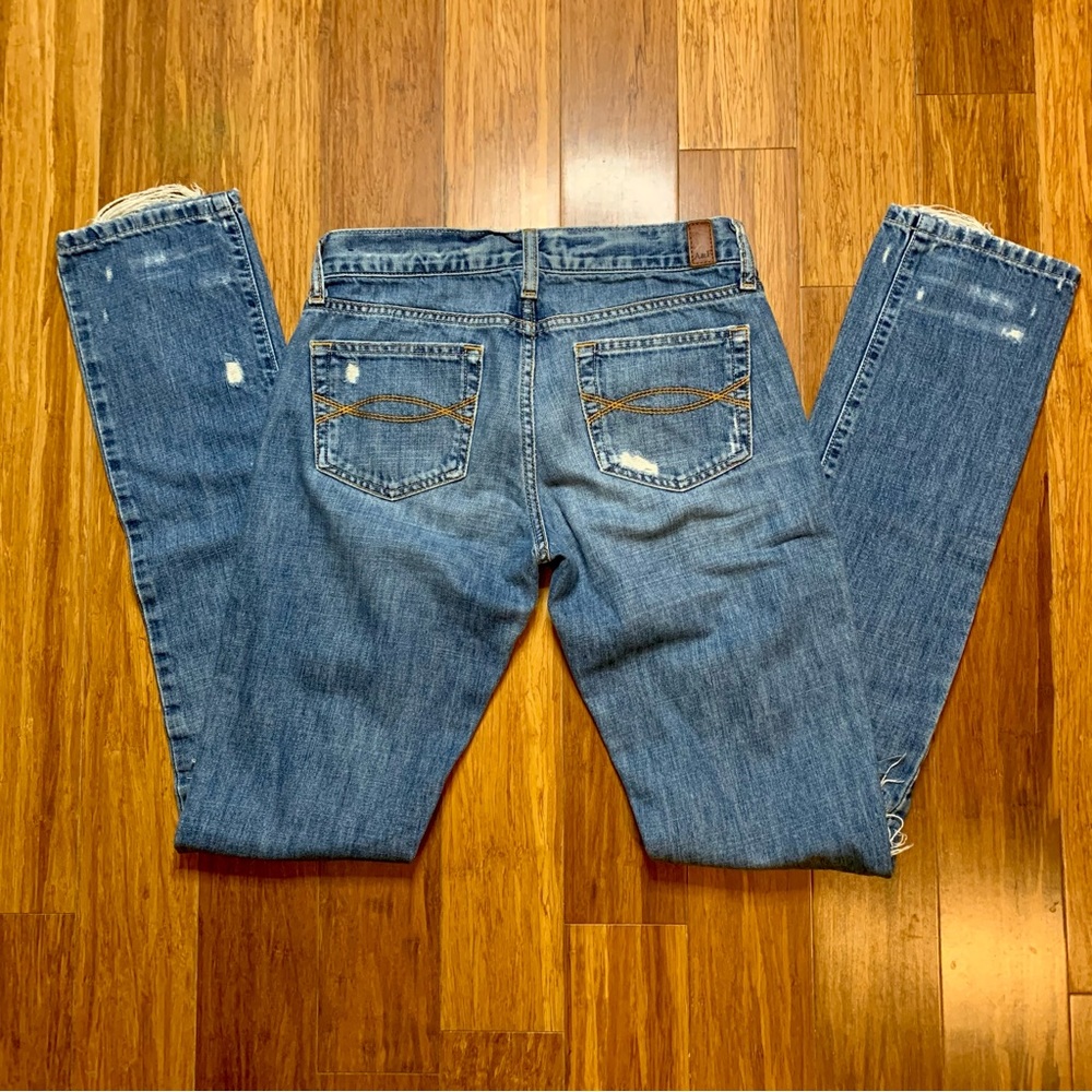 Vintage Abercrombie & Fitch Madison Distressed Low Rise Jean - Picture 3 of 8